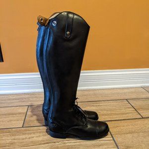 Ariat Tall Boots, Kids Heritage Contour Field Zip Size 5